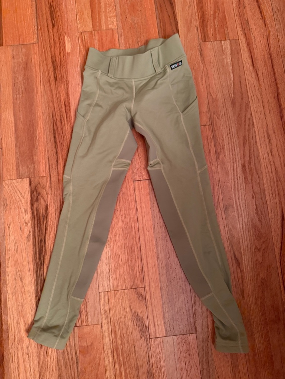 Kerrits Women's Tan full seat riding tights